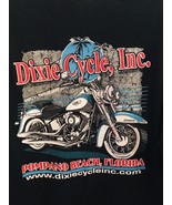 Dixie Cycle Inc Pompano Beach Black Graphic Size Large Long Sleeved T sh... - $257.99 MXN