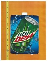 Hvv Size Mountain Dew 12 Oz Can Soda Machine Flavor Strip Clearance Sale - £1.20 GBP