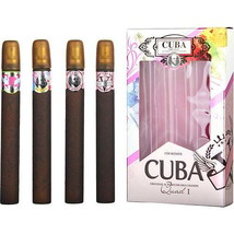 Cuba Variety By Cuba 4 Piece Quad Lady With Cuba Heartbreaker &amp; La Vida &amp; Vic... - $33.46