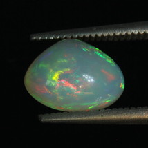 Welo Opal Pear Solid Ethiopian Wollo Natural Untreated Gemstone 1.96 carat - £37.57 GBP