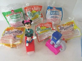 Lot Of 8 Mcdonald Happy Meal Toys Disney Minnie Mickey Aladdin Pluto L144 - £7.64 GBP