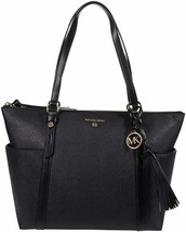 Michael Kors Nomad Large Top Zip Tote Black One Size - £104.25 GBP