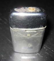 Ronson Varaflame Windlite Flip Top Silver Tone Engravable Gas Butane Lighter - $19.99