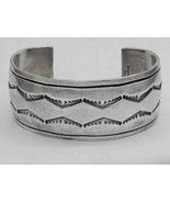 Douglas Etsitty Native American Navajo Sterling Silver Cuff Bracelet 28m... - £309.33 GBP
