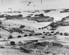 D-Day Normandy France Landing Craft Allied Troops 8x10 World War II WW2 ... - $8.81