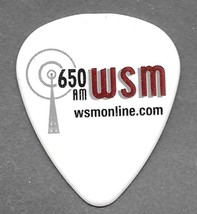 WSM 650 AM Radio Nashville TN Radio Station Promo Guitar Pick Grand Ole Opry - £9.37 GBP