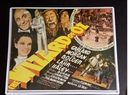 1967 MGM The Wizard Of Oz 1939 Reprint Tin Advertisement - £11.25 GBP