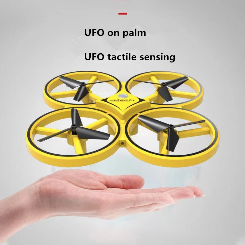 Mini Watch RC Drone Sensing Gesture Infrared Induction Quadcopter Intelligent - £32.09 GBP