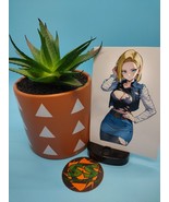 Dragon Ball Z - Android 18 #6 - Water-resistant Anime Vinyl Sticker / Decal - £4.78 GBP