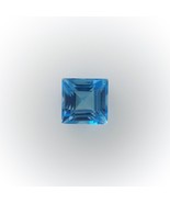 Natural Topaz Square Step Cut 4X4mm Royal Swiss Blue Color VVS Clarity L... - £5.48 GBP