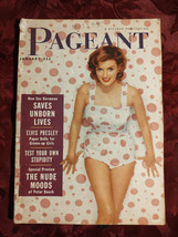 RARE PAGEANT January 1957 Elvis Presley Marilyn Monroe Laurence Olivier - £16.45 GBP