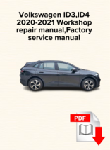 Volkswagen ID3,ID4 2020-2021 Workshop repair manual,Factory service manu... - $12.26 CAD+