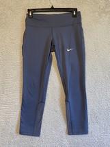 Nike Leggings Womens XS Blue Capri Mid-Rise Dri-Fit Workout Active Yoga - $9.65