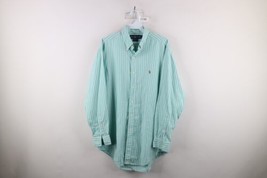 Vtg 90s Ralph Lauren Mens 15.5 33 Yarmouth Striped Collared Button Down ... - £31.15 GBP