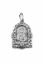 Vintage Pendant "Nicholas the Wonderworker"made of 925 silver,sample, 5,34g - $115.00
