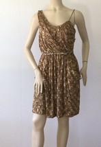 Rachel RACHEL ROY Brown Shades 2 Pockets One Chain Shoulder Dress (Size S) - £27.90 GBP