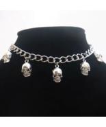 Vintage Skull Pendant Necklace – Punk Hip Hop Harajuku Choker for Unisex... - $19.41 CAD