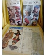 Vtg.Vogue Hat Patterns from 1990&#39;s - $40.74 CAD