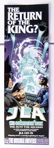 2002 JLA 34x11 DC Comic promo poster banner:Batman/Superman/Wonder Woman/Aquaman - £16.87 GBP