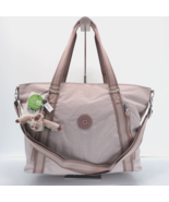 Kipling Skyler Large Shoulder Bag Zip Tote TM5601 Polyamide Dusty Taupe ... - £78.91 GBP
