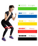 Bands Fitness Elastic Bands 0.3mm-1.1mm Training Fitness Gum Pilates Spo... - $8.22 CAD