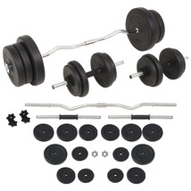 vidaXL Barbell and Dumbbell Set 132.3 lb - $5,439.10 MXN