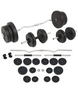 vidaXL Barbell and Dumbbell Set 132.3 lb - $5,439.10 MXN