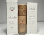 lot of 2 laura geller baked liquid radiance foundation Light 1.0fl Oz/30ml - £33.57 GBP