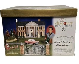 Department 56 &quot;Elvis Presley&#39;s Graceland&quot; Special Edition Set #56.55041 - £220.64 GBP