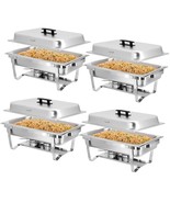 MegaChef 9.5 Quart Foldable Stainless Steel Professional Chafing Dish/Fo... - $295.23 CAD