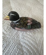 Vintage Miniature Hand Painted Clay Mallard Duck Figurine - 1.75&quot; Tall 3... - €8,24 EUR