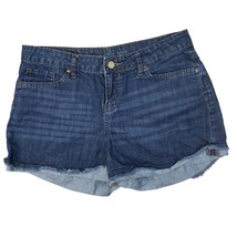 Women&#39;s Calvin Klein Distressed Cuffed Hi-Rise Denim Shorts Size 4 - $20.00