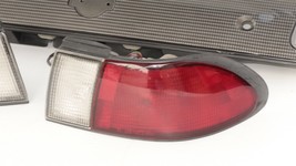 98-99 Nissan Sentra B14 Tail Lights & Center Reflector Panel Carbon Fiber Look image 2