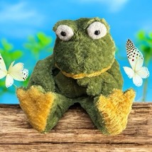 Ganz Heritage Collection “Fergie” Bull Frog Hand Puppet Plush Green With... - $18.00