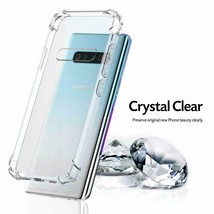 For Samsung Galaxy S10 Plus S10e Clear Transparent Shockproof TPU Bumper Case - £3.89 GBP