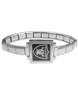 Raiders Italian Charm Starter Bracelet with Emblem - Custom Jewelry - WW501 - €10,07 EUR