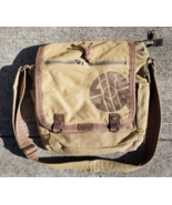VTG Y2K Life Is Good Purse Canvas Crossbody Bag Magnetic Close Boho Mili... - $651.47 MXN