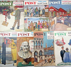 Vintage 1960-61 Saturday Evening Post Magazine Lot Nuclear War Art Carney P Como - £31.10 GBP