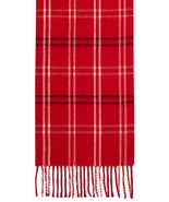 Steve Madden Mid Weight COuncey Plaid Muffler Scarf Womens,Jred,One Size - £15.57 GBP