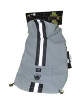 Silver Paw Gray Dog  Rain Jacket Small New - $12.47