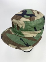 US Military Cap Combat Hat Medium 7 1/4 Camo Uniform  - £13.37 GBP