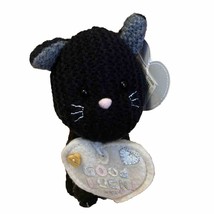 Boofle Good Luck Black Cat 5.5” Knitted Plush By Xpressions 4U UK NWT - £7.07 GBP