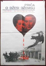 1968 Original Movie Poster Jesse James Irving Cummings Fonda Henry King - £27.70 GBP