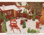 Christmas Winter Scene Jewel Box Forest Park St. Louis MO Postcard PC574 - $4.99