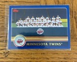 Topps 646 Minnesota Twins Scheda - £8.45 GBP