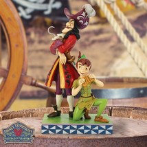Disney Traditions - Peter Pan &amp; Hook 9.5&quot; Figurine Set by Jim Shore &amp; En... - $98.95