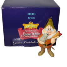 Grolier Disney Snow White Doc Dwarf Ornament Presidents Edition Classics... - $23.36