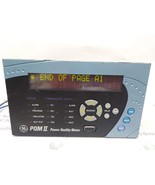 General Electric PQMII-C-A Firmware 73D224C4.000 Power Quality Meter - $45,957.26 MXN