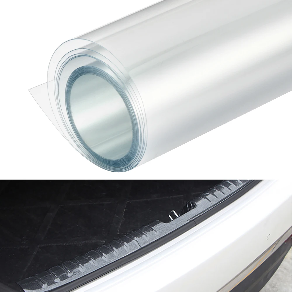 100*10/20/30/40/50cm Car Protection Sticker Transparent Vinyl Wrapping - £8.95 GBP+
