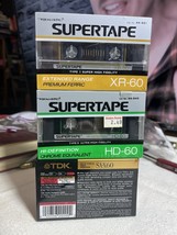 3 New Realistic Supertape HD-60 High Bias Type II, TDK SA-X60, Supertape... - $12.00